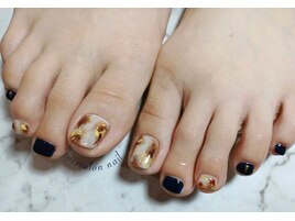 べっ甲フットネイル