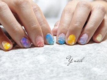 ワイネイル(Y.nail)/儚い夏の夜デザイン