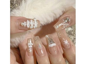 ウサギネイル 新大久保店(usagi nail)/クリスマスネイル