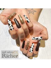 エスフィーネイルサロン リシェル(Esfy nailsalon Richer)/アニマル柄ネイル