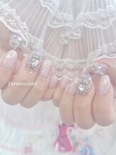 ファラウェイネイル(Faraway nail)/キラキララメがかわいい◎