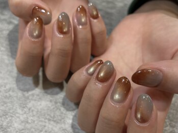サリナスネイル(SARINASNAIL)の写真/【シンプル¥6300/マグネット¥7000】シンプルでも周りと差をつける★美フォルムで魅力が惹きたつ指先に◎