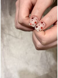 ホワイトデーネイル＊ハート