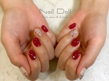 ネイルドール(Nail Doll)/ツイードネイル