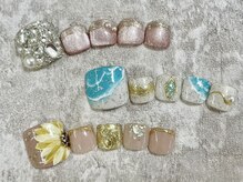 ディーネイル 池袋(D-nail)/〇フットデザインコンテスト