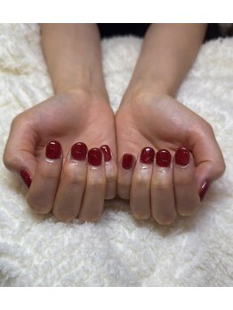 ロミー(Rommy)/ちゅるんレッドネイル