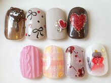 カラ ネイル 中津店(calla nail)/バレンタインネイル