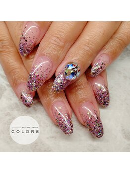 ラメグラデーション¥5500