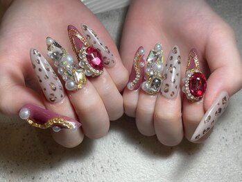 クロレ(Nail Salon COLORE)/レオパードネイル by.honoka