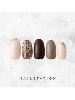 ネイルステーション ルミネ新宿1店(NAIL STATION)/キラキラネイル／パラジェル