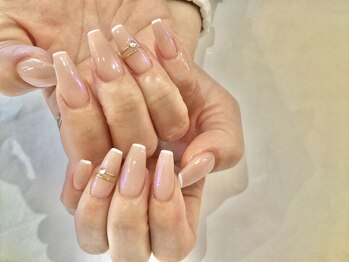 フリースタイル(Free Style)/☆海外風白ラインフレンチ☆