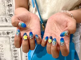 ぷっくりsummerネイル