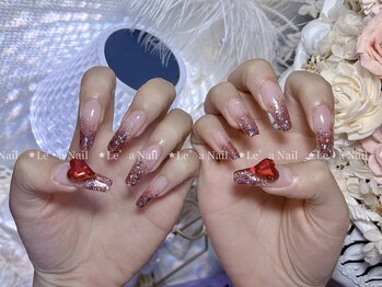 レアネイル 渋谷店(Le’a nail)/ラメグラデーション