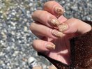 ニュアンスネイル　ブラウン