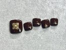 大人華やかブローチ風フット