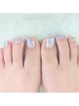 ガーベラ バイ ハノンネイル(Gerbera by hanonnail)/フットラメグラ