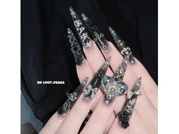 ノーリミットオオサカ 心斎橋(NOLIMIT.OSAKA)/フィルイン/長さだしネイル
