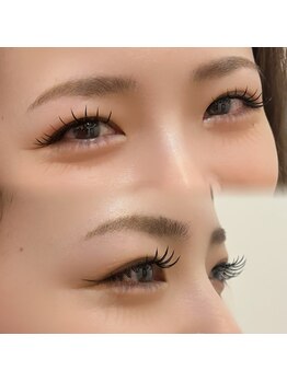 アニーヘアーデザイン ハナレ(annie Hanare)の写真/つけ放題メニューもご用意◎自まつ毛が少ない方や目力UPしたい方にオススメ！理想の目元に♪