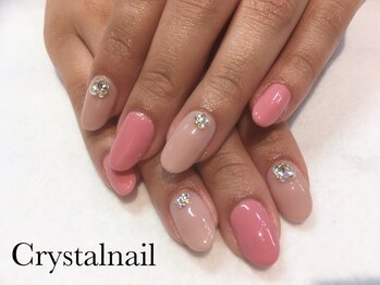 クリスタルネイル ボンベルタ橘店(CRYSTAL NAIL)/ガーリーネイル