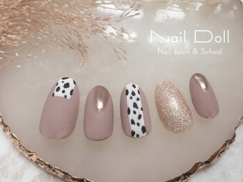 ネイルドール(Nail Doll)/ダルメシアン×マット