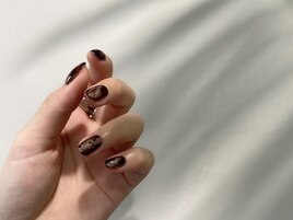 マグネットブラウンインクアート