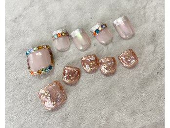 ネイル ブーマー(Nail BOOMER)/フットネイル/ストーン/ホロ