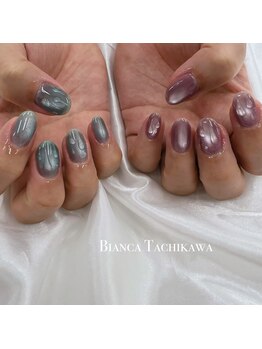 ビアンカ フロム中武立川店(Bianca)/マグネットネイル¥7500