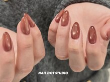 ネイルドットスタジオ 堺筋本町(NAIL DOT STUDIO)/ピンクブラウンマグネット