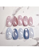 キューセブンネイルラウンジ 与野店(Q7 Nail Lounge)/3月シーズンコース　¥7000