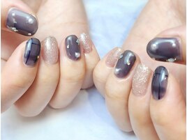 チェックネイル/TOMO