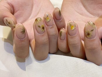 ネイルズ ララ(nails Lala)/クリアフレンチ。