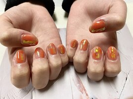 オレンジネイル