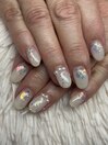 ホログラム×パールネイル