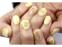 フラワーアートネイル