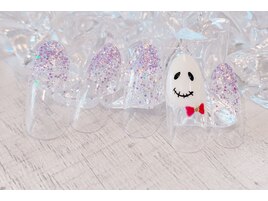 ハロウィンおばけ＊ラメグラ