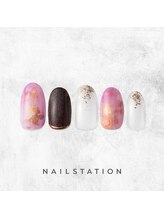 ネイルステーション ルミネ新宿1店(NAIL STATION)/キラキラネイル／パラジェル