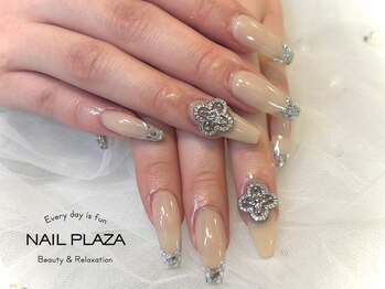 ネイルプラザ 河原町OPA店(NAIL PLAZA)/ガラスフレンチ