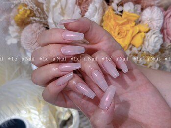 レアネイル 渋谷店(Le’a nail)/ピンクパウダー☆
