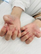 モーヴ(MAUVE)/オフィス系ネイル