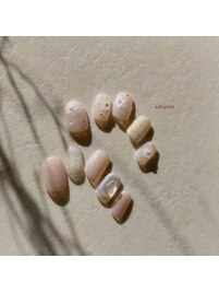 アシンメトリーニュアンスネイル