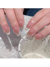 ピュアアンドリッチネイルサロン(Pure&Rich Nail Salon)/チークマグネットフレンチ