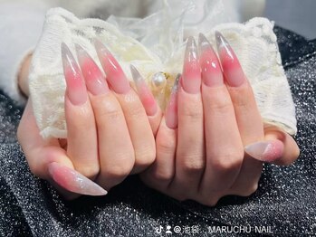 マルチューネイル 池袋(MARUCHU NAIL)/チークネイル[ベースカラー付]