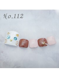 フットネイル：No.112