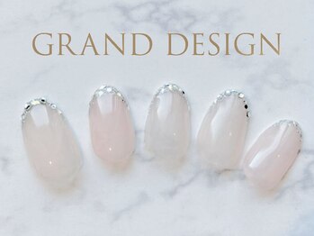 グランドデザイン 穂積店(GRAND DESIGN)/キラキラフレンチネイル