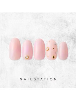 ネイルステーション ルミネ新宿1店(NAIL STATION)/キラキラネイル／パラジェル