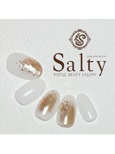 ネイルアンドアイラッシュサロン ソルティ 寺田町(salty)/ホワイトミラー