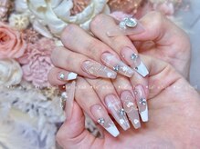 レアネイル 渋谷店(Le’a nail)/ハート☆フレンチ☆チェック
