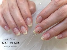 ネイルプラザ 河原町OPA店(NAIL PLAZA)/バターカラーフレンチ