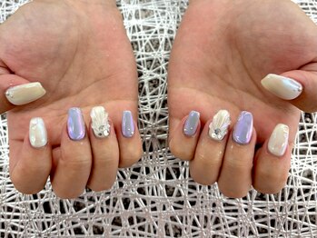 ディーネイル 池袋(D-nail)/〇ちゅるちゅるミラーマーメイド