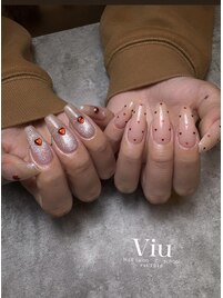 シンプル　ハート　ドット